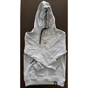 PT LAX Primetime Lacrosse Pullover Hoodie Light Blue Size YL Youth